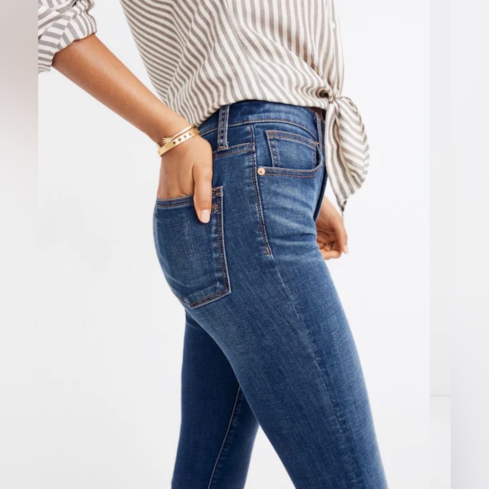Madewell 10 Inch High Rise Curvy Skinny Jeans